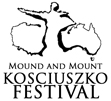 Mound and Mount Kosciuszko Festival logo