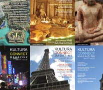 Image: past issues of the magazine