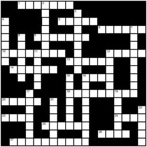 Kosciuszko Crossword