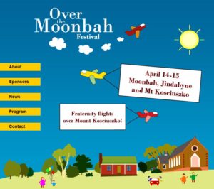 Over the Moonbah festival website