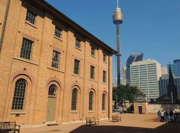 The Hyde Park Barracks in Sydney