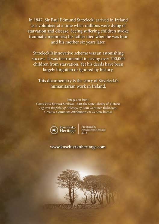 The back cover of the English-language version of the DVD