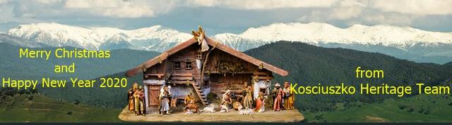 Najserdeczniejsze życzenia świąteczne składa Kosciuszko Heritage Inc.