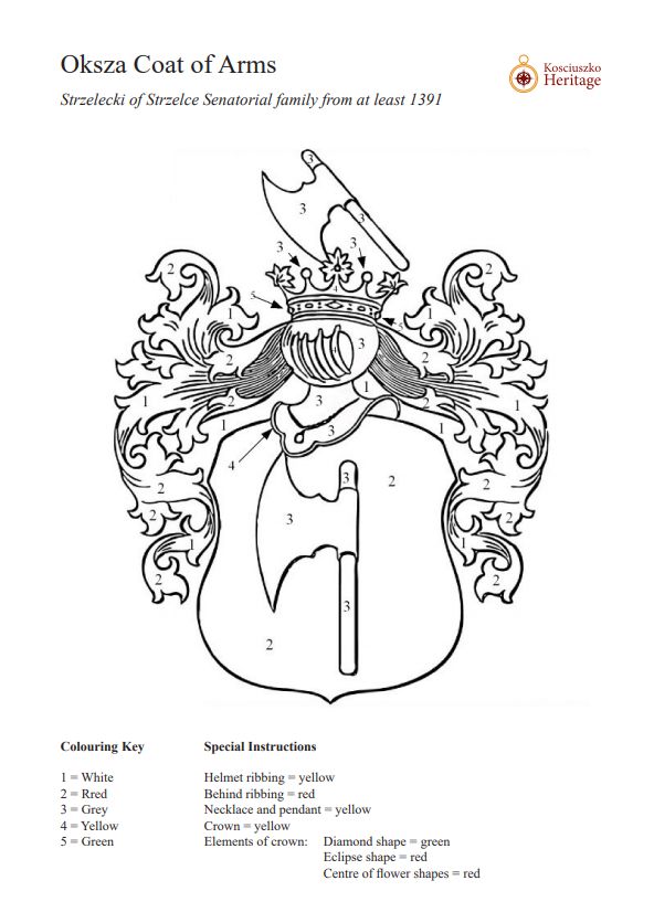 The Oksza Strzelecki Coat of Arms